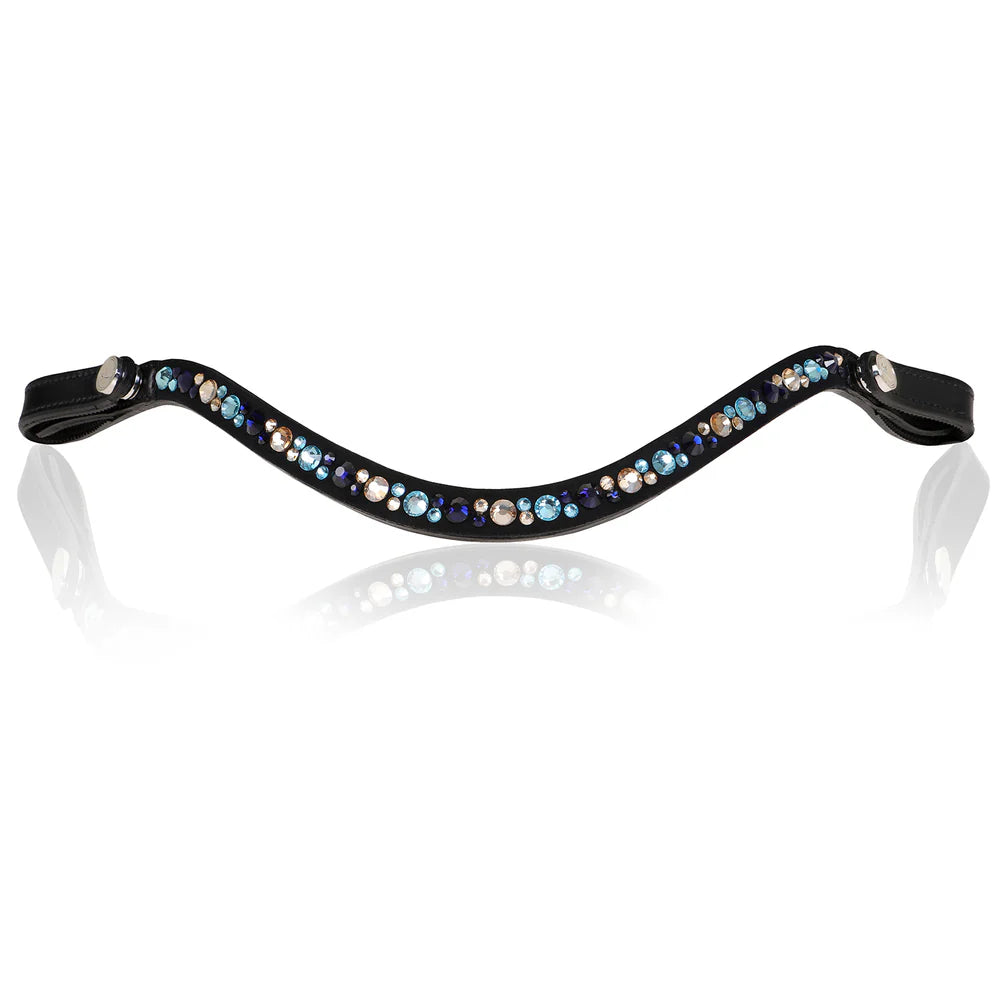 Demi Bridle cheekpiece and browband detail — Ecinchly Tack
