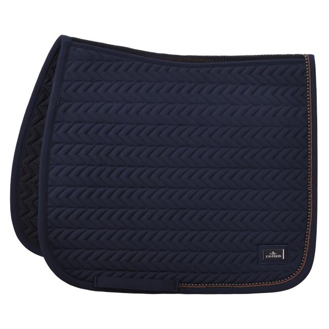 HVP Pearly Dressage Saddle Pad - Navy