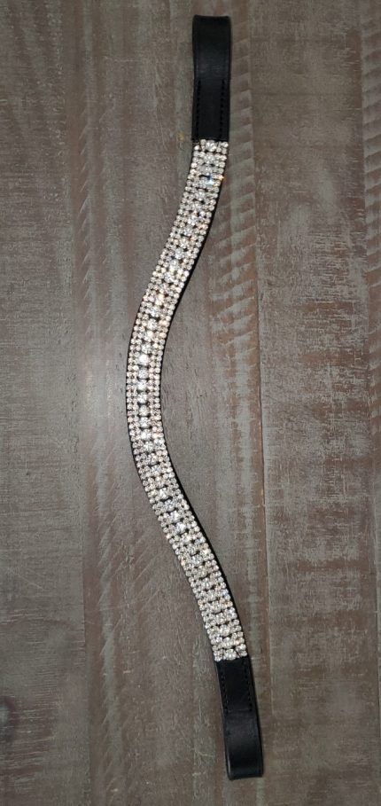 Silver band full brow band